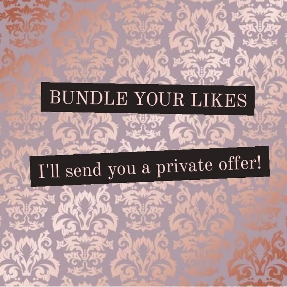 Bundle your likes!! Offers Welcome!!